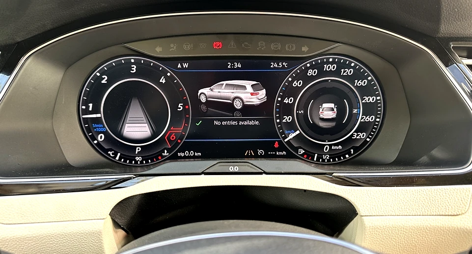 Volkswagen cockpit